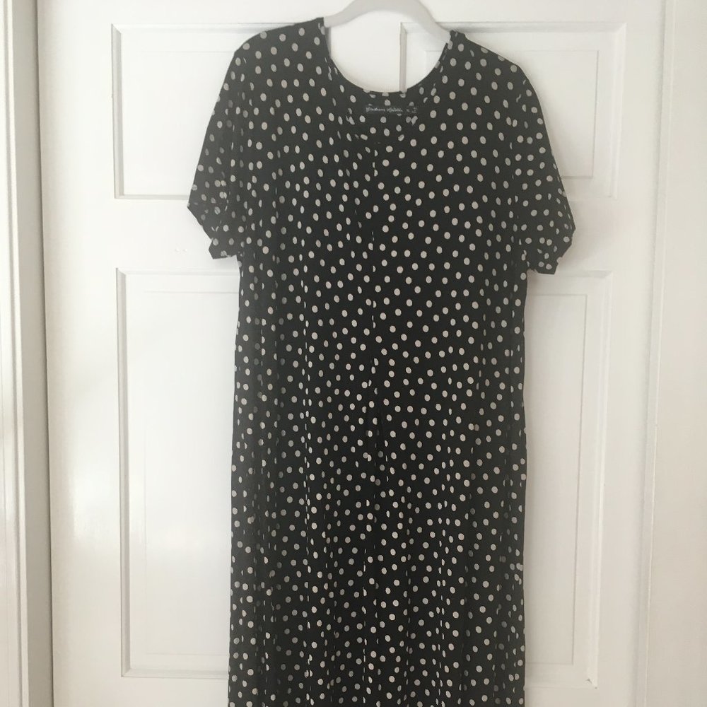 Gudrun Sjöden Women's Julia maxi dress black/white polka dots XL 18/20